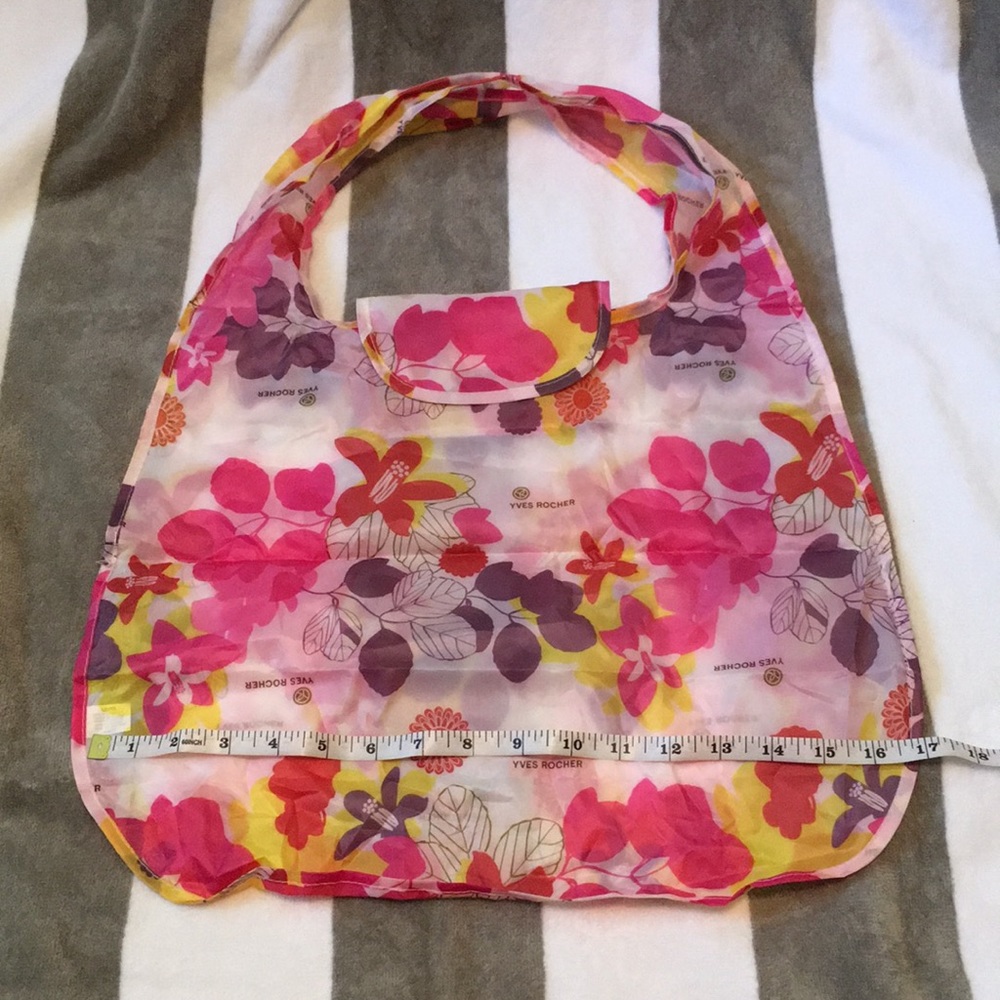Yves Rocher Floral Collapsible Foldable Tote